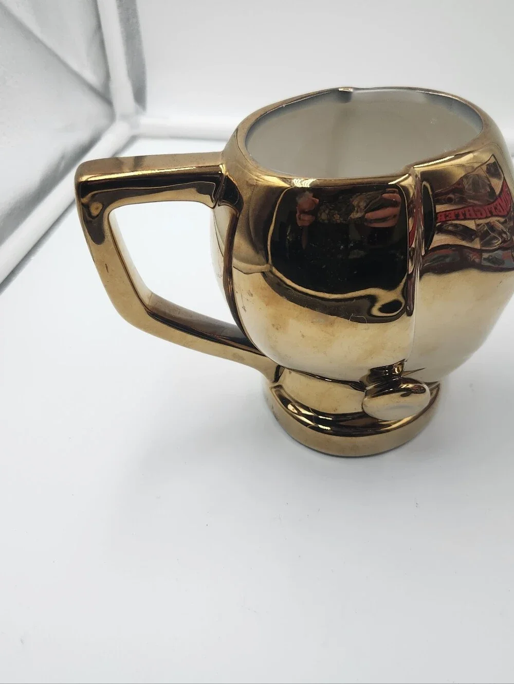 🤖 Vintage Official Star Wars C-3PO Figural Coffee Mug Gold Ceramic Collectible